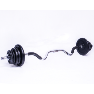 Ironman 30kg Standard Two-Piece Curl Bar Set