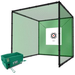 Hillman PGM 2m Heavy Duty Golf Practice Cage And Ball Dispenser Package