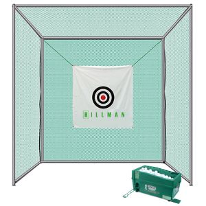 Hillman PGM 3m Semi-Commercial Golf Practice Cage And Ball Dispenser Package