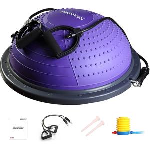 PROIRON Balance Trainer Purple with Resistance Bands & Pump